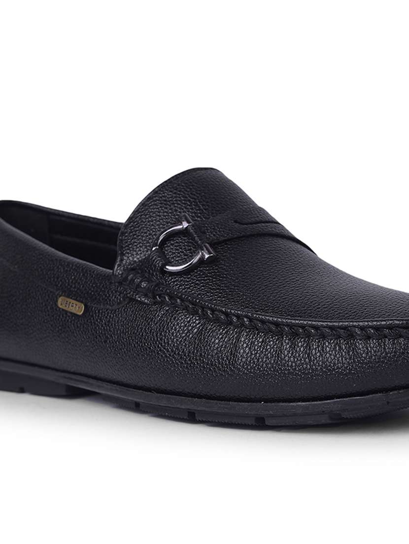 men black slip on loafer - 22502649 -  Standard Image - 4