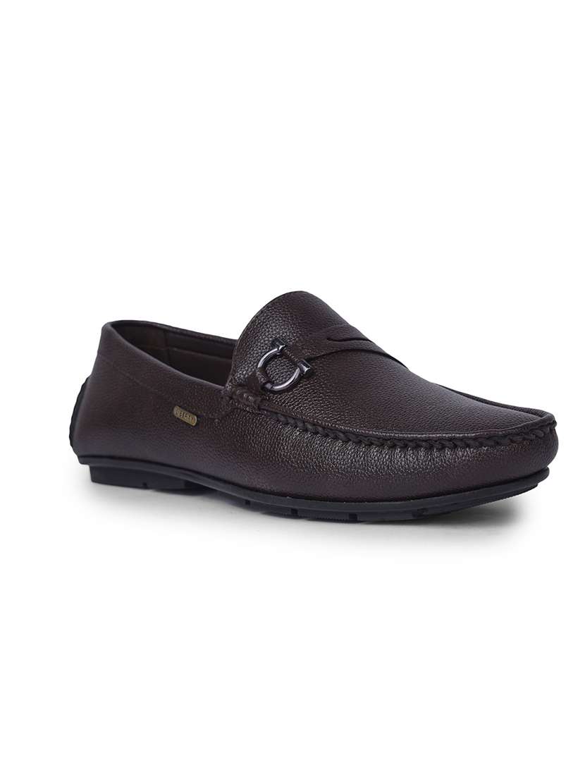 men brown slip on loafer - 22502650 -  Standard Image - 1