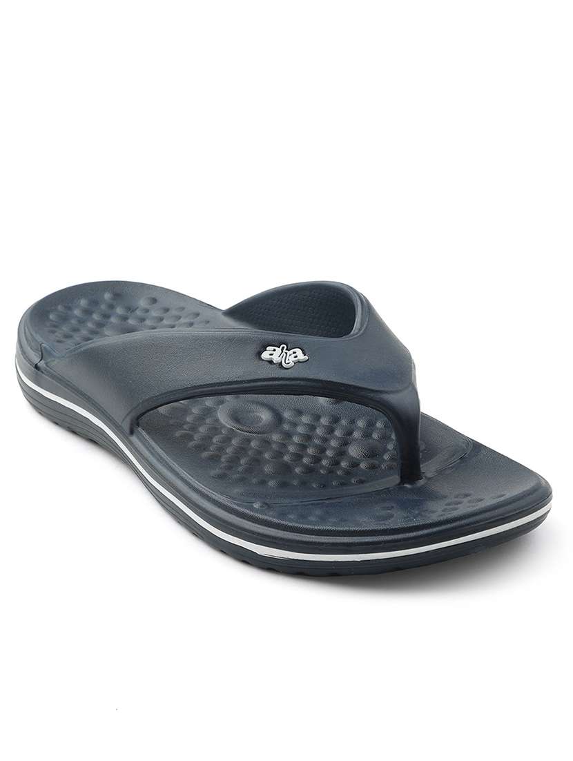 men blue toe separator slipper - 22502706 -  Standard Image - 1