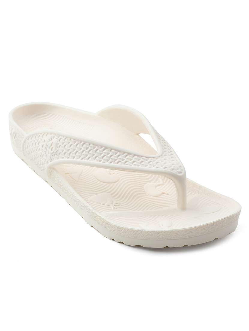 men cream toe separator slipper - 22502715 -  Standard Image - 1