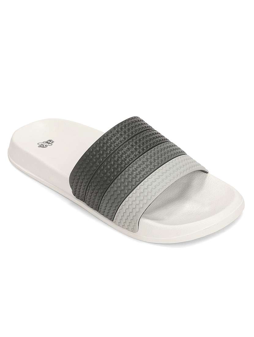 men color block slip on slider - 22502719 -  Standard Image - 1