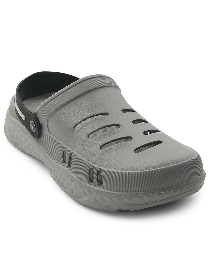 men grey slip on clog - 22502720 -  Standard Image - 1