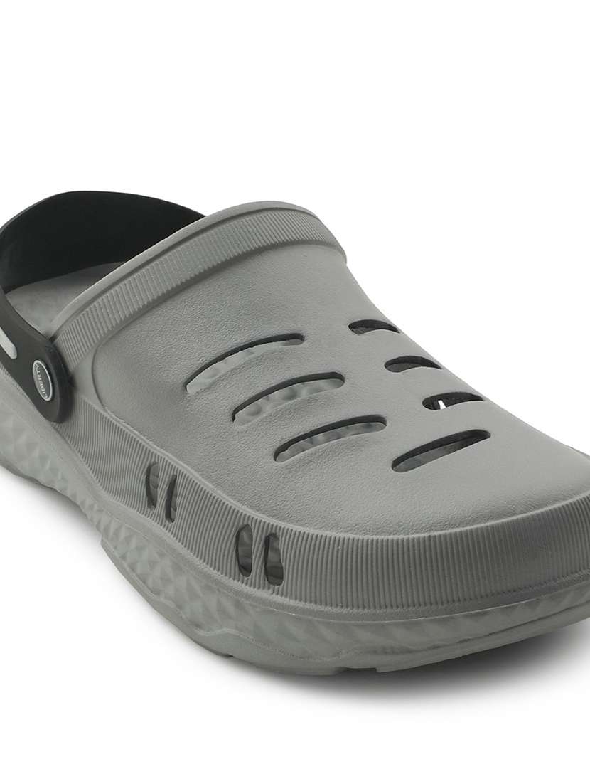 men grey slip on clog - 22502720 -  Standard Image - 4