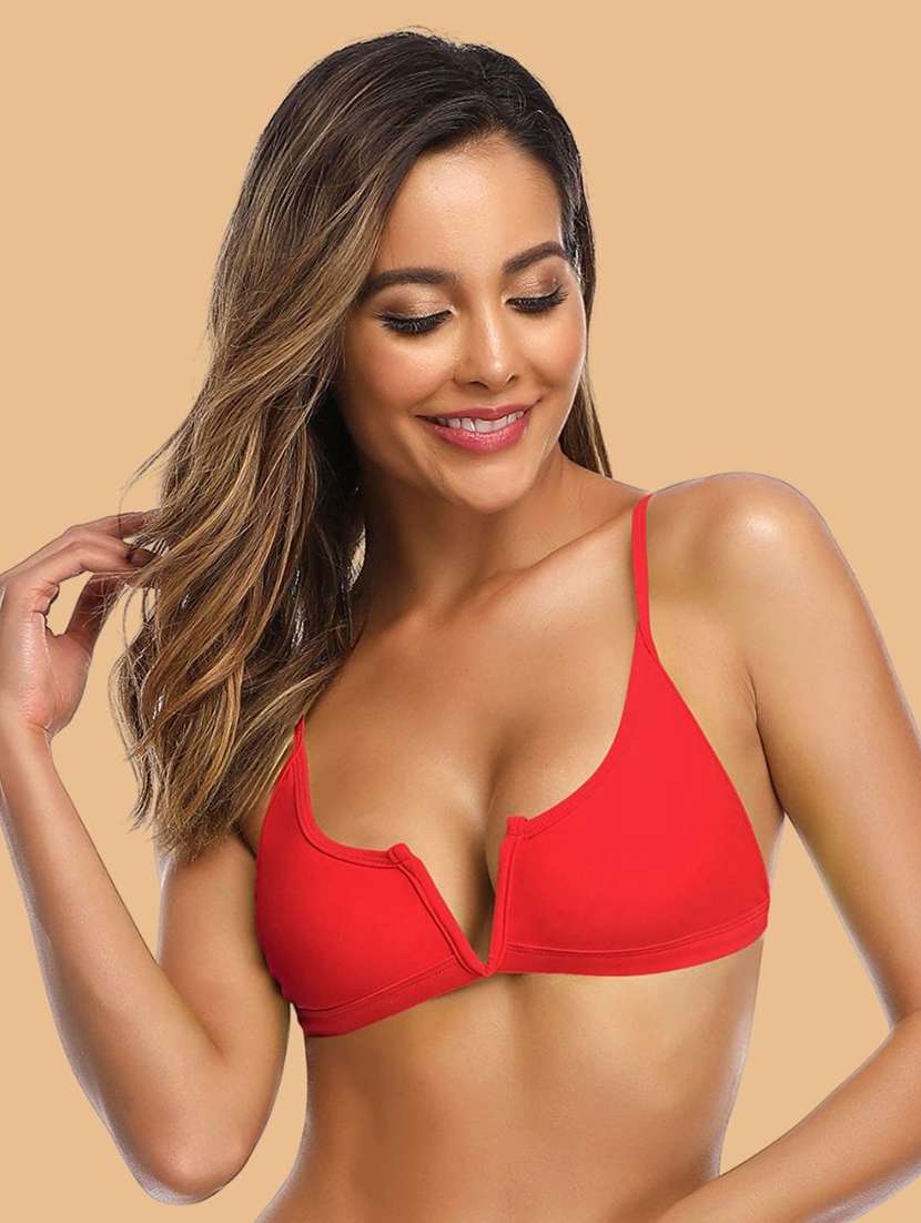 women solid swimwear bikini set - 22502757 -  Standard Image - 1