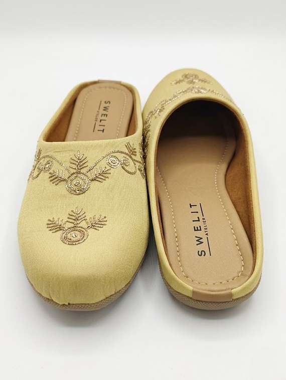 women embroidered slip on mules - 22502780 -  Standard Image - 4