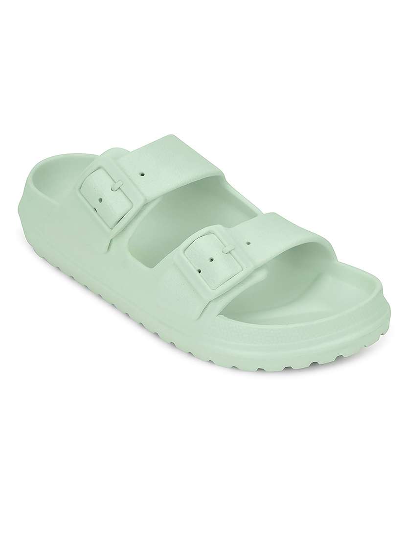 women solid open toe slippers - 22503453 -  Standard Image - 1