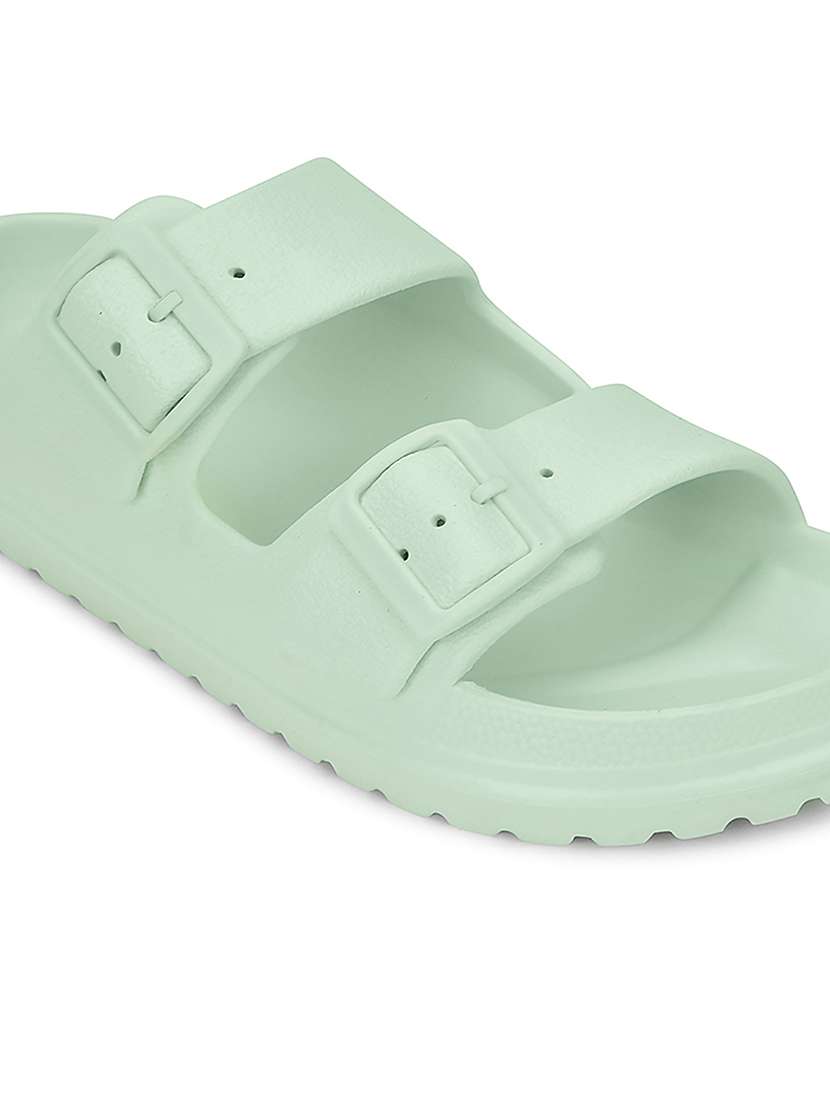 women solid open toe slippers - 22503453 -  Standard Image - 4