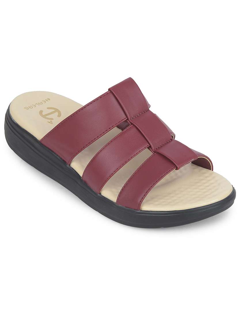 women solid slip on wedges - 22503459 -  Standard Image - 1