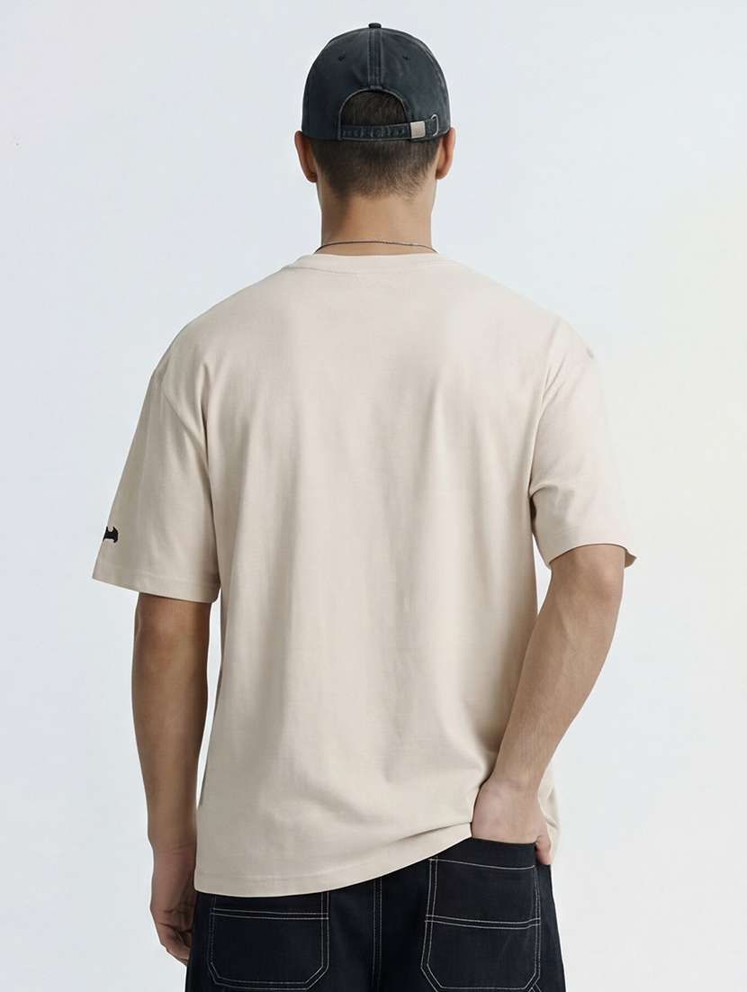men printed short sleeve oversized t-shirt - 22503666 -  Standard Image - 4