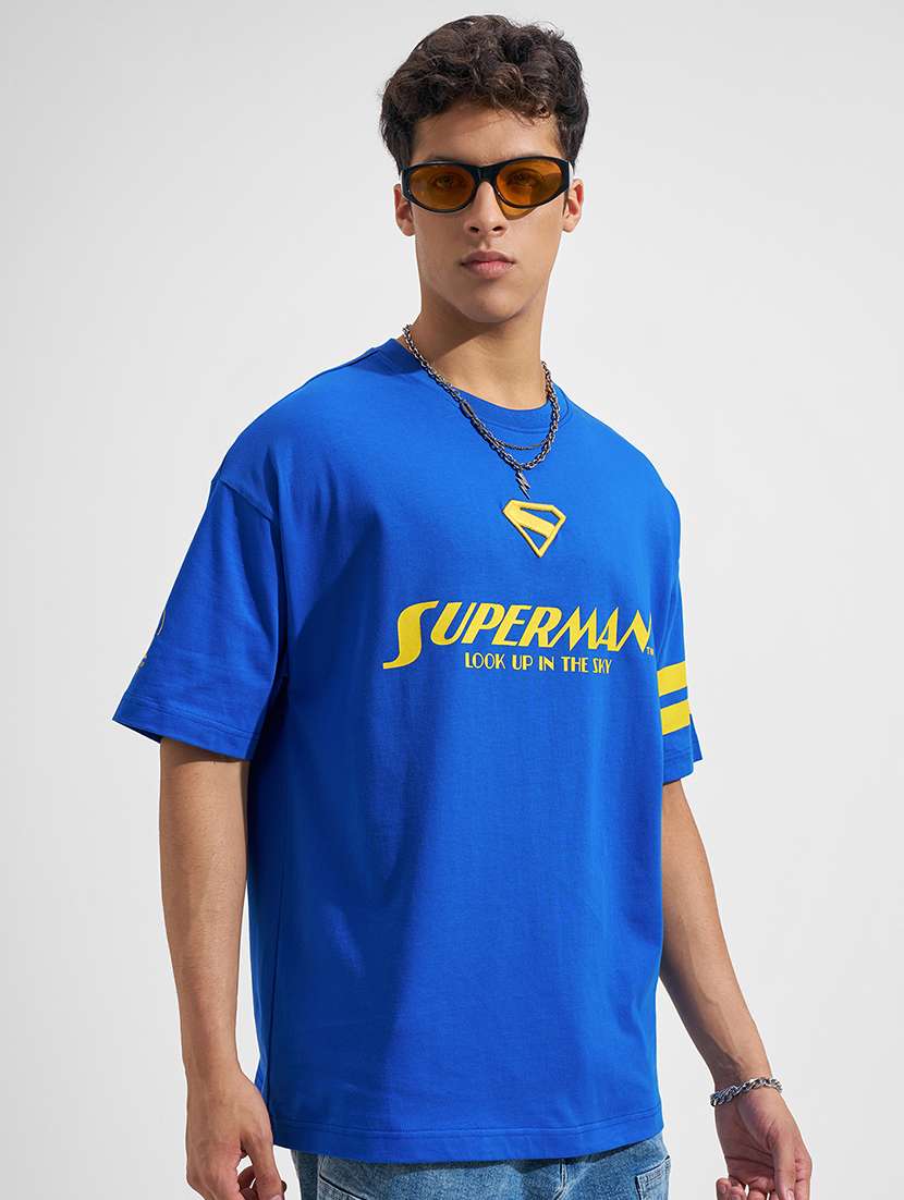 men printed short sleeve oversized t-shirt - 22503669 -  Standard Image - 4