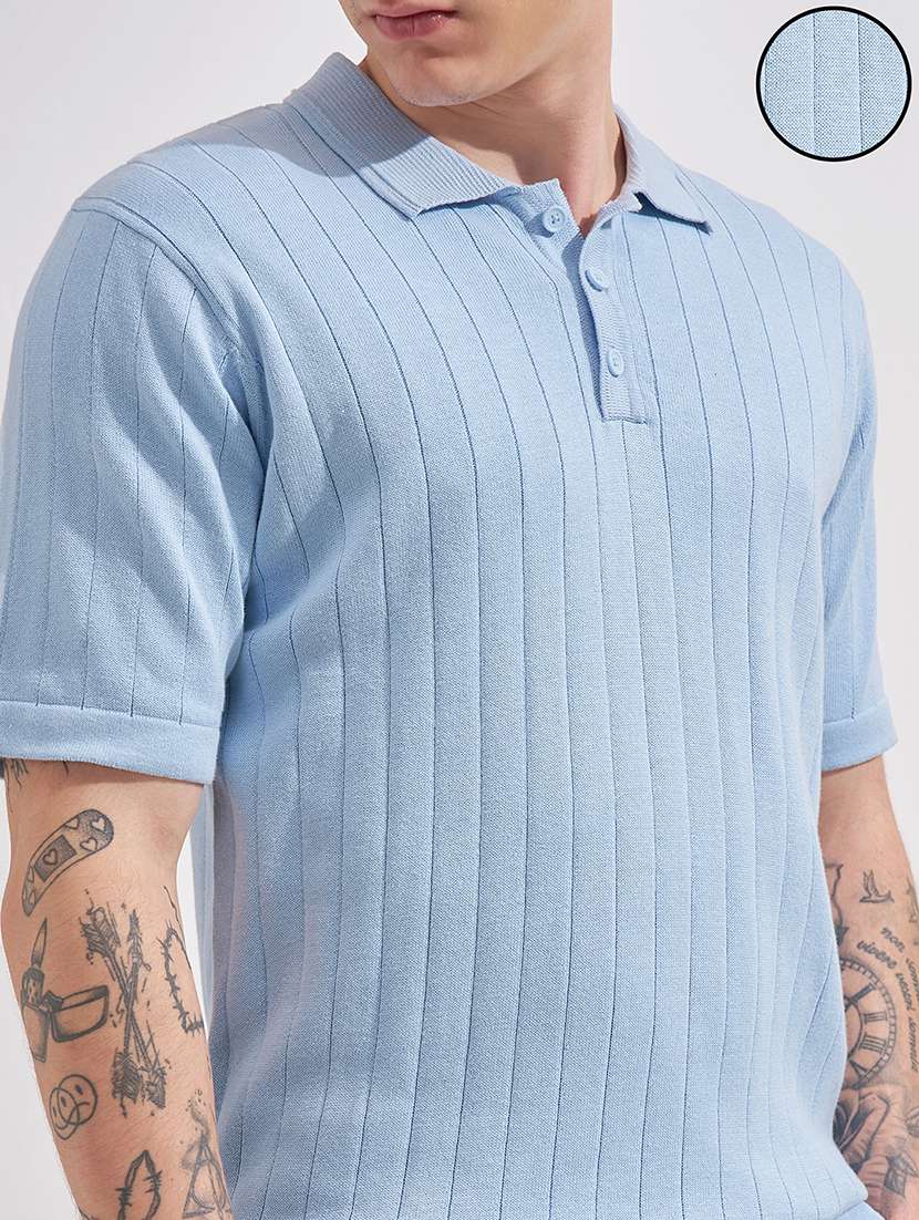 men self design short sleeve regular fit polo t-shirt - 22503678 -  Standard Image - 1