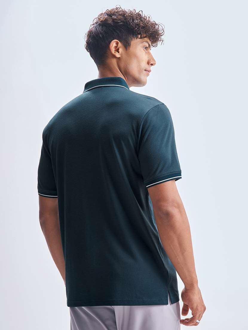 men solid short sleeve regular fit polo t-shirt - 22503695 -  Standard Image - 4