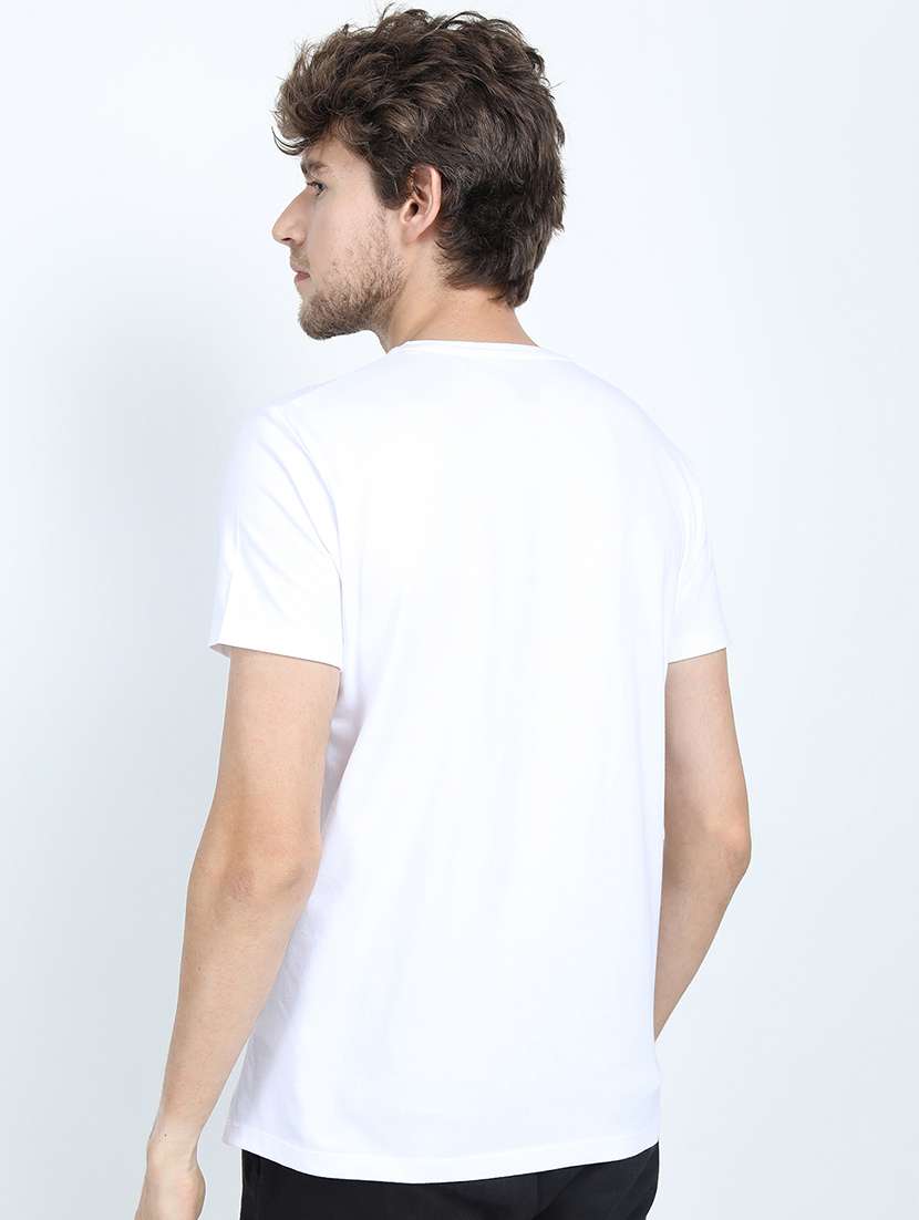 men printed short sleeve slim fit t-shirt - 22503734 -  Standard Image - 4