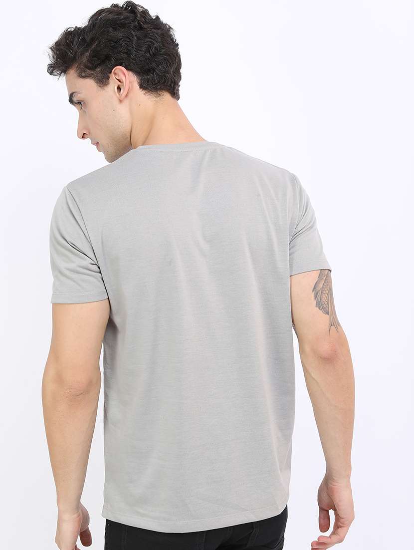 men printed short sleeve slim fit t-shirt - 22503750 -  Standard Image - 4