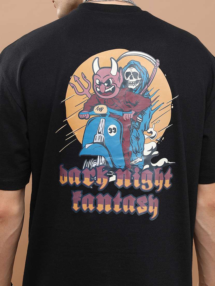 unisex printed short sleeve relaxed fit t-shirt - 22503775 -  Standard Image - 1