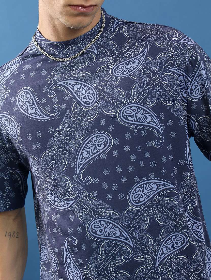 unisex printed short sleeve relaxed fit t-shirt - 22503785 -  Standard Image - 1