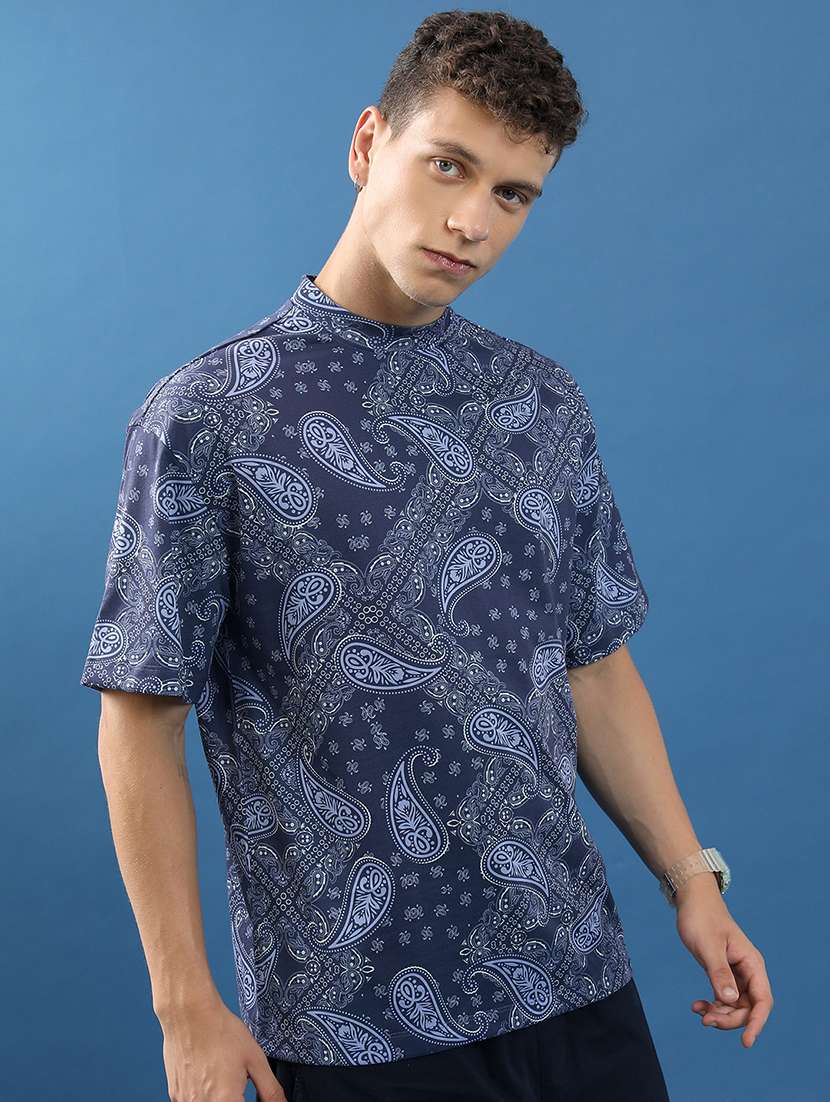 unisex printed short sleeve relaxed fit t-shirt - 22503785 -  Standard Image - 4