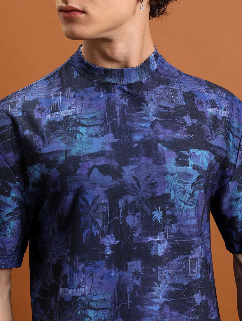 men printed short sleeve regular fit t-shirt - 22503788 -  Standard Image - 1