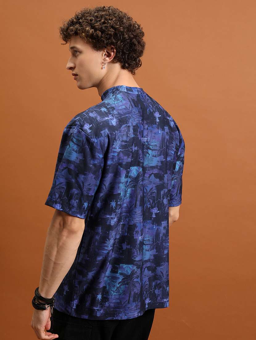men printed short sleeve regular fit t-shirt - 22503788 -  Standard Image - 4