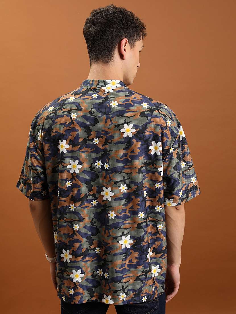 men printed short sleeve loose fit t-shirt - 22503789 -  Standard Image - 4