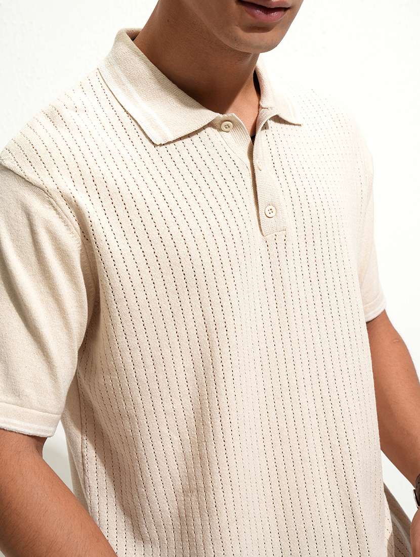 men self design short sleeve regular fit polo t-shirt - 22503801 -  Standard Image - 1