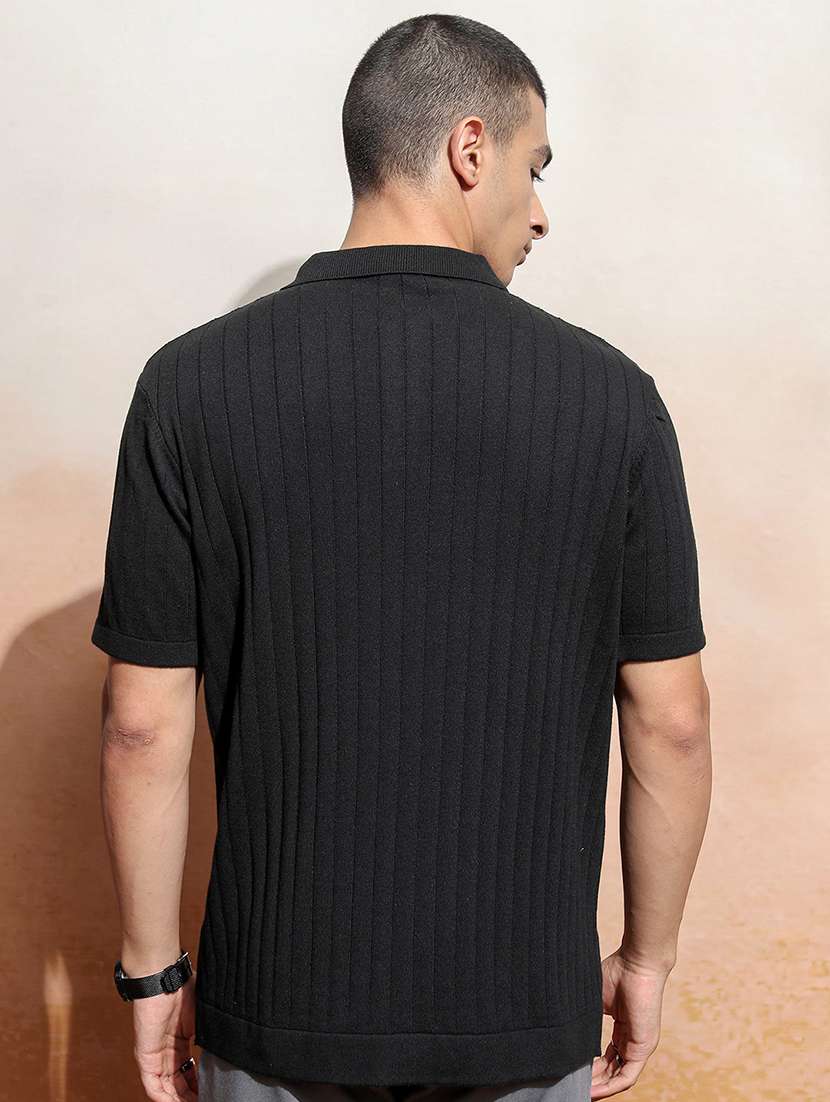 men self design short sleeve regular fit polo t-shirt - 22503802 -  Standard Image - 4