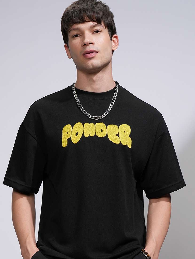 men printed short sleeve oversized t-shirt