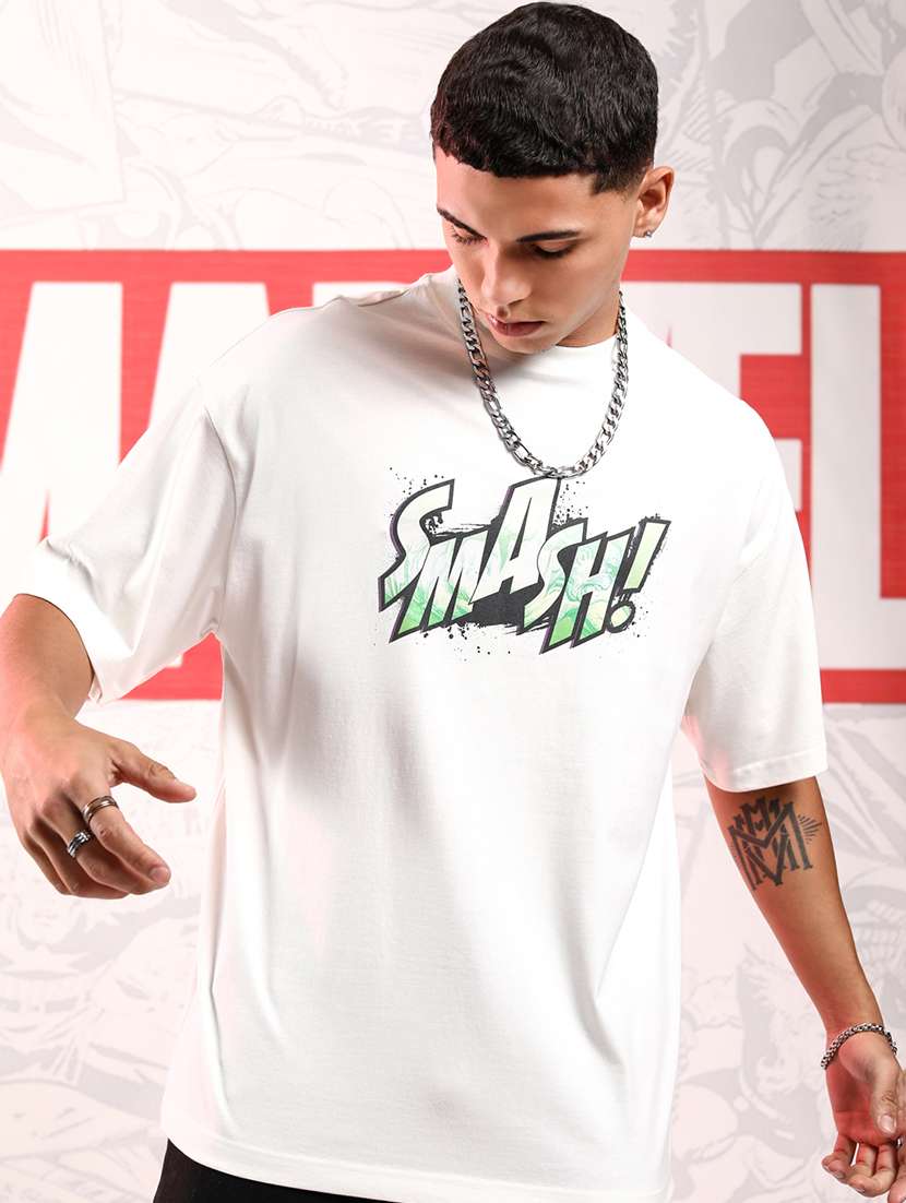 men printed short sleeve oversized t-shirt - 22503840 -  Standard Image - 4