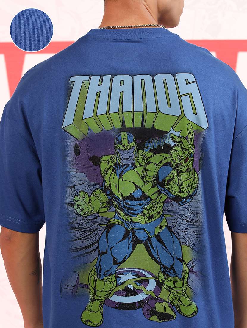 men printed short sleeve oversized t-shirt - 22503843 -  Standard Image - 1