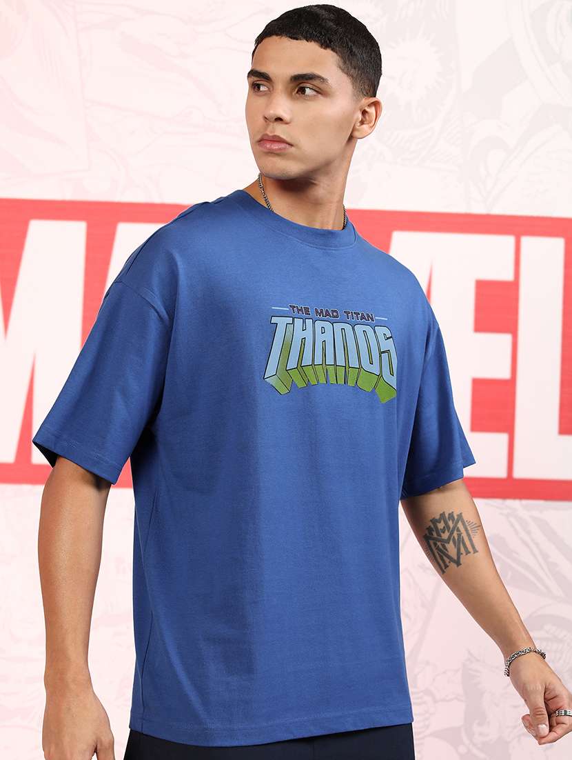 men printed short sleeve oversized t-shirt - 22503843 -  Standard Image - 4