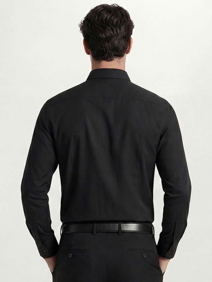 men solid long sleeve regular fit formal shirt - 22503880 -  Standard Image - 4