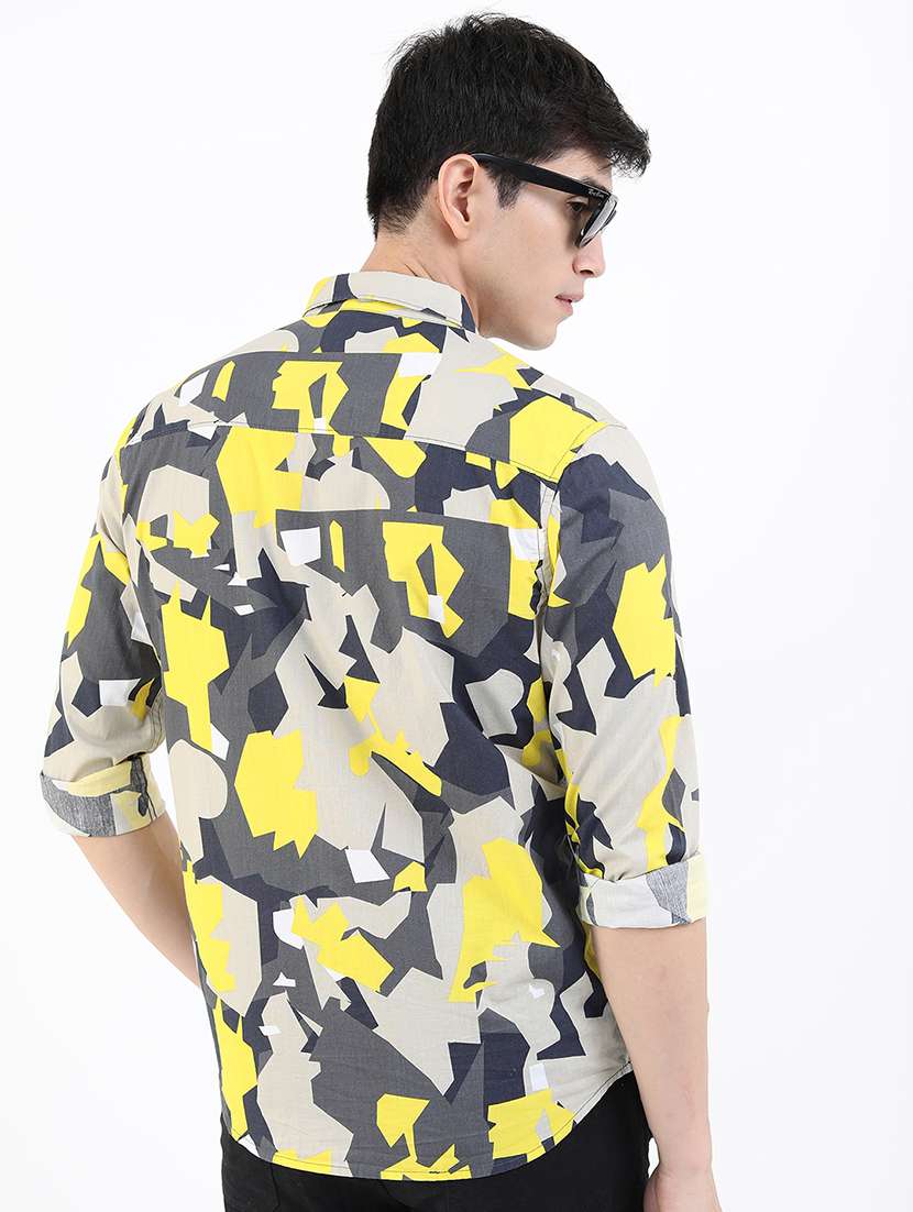 Men Printed Long Sleeve Regular Fit Casual Shirt - 22504232 -  Standard Image - 4