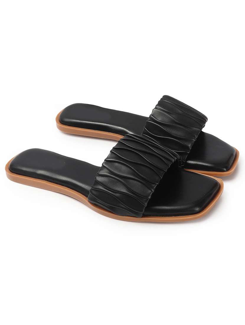 women textured slip on flats - 22504578 -  Standard Image - 1