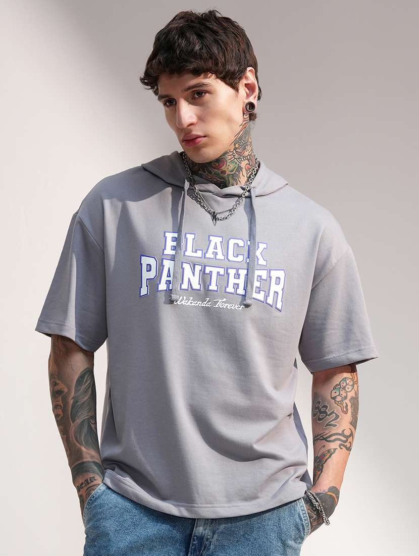 men printed short sleeve regular fit sweatshirt - 22504618 -  Standard Image - 1