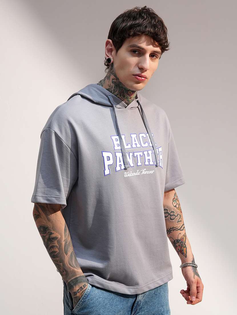 men printed short sleeve regular fit sweatshirt - 22504618 -  Standard Image - 4