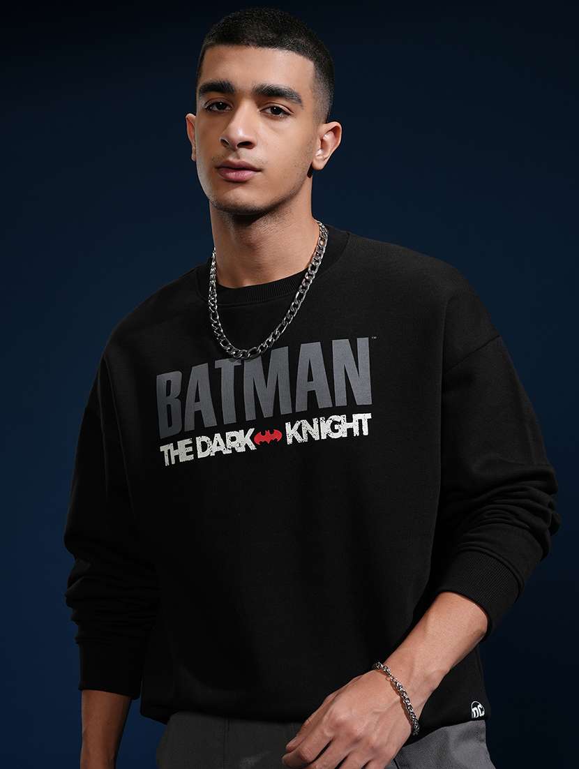 men printed long sleeve regular fit sweatshirt - 22504625 -  Standard Image - 1