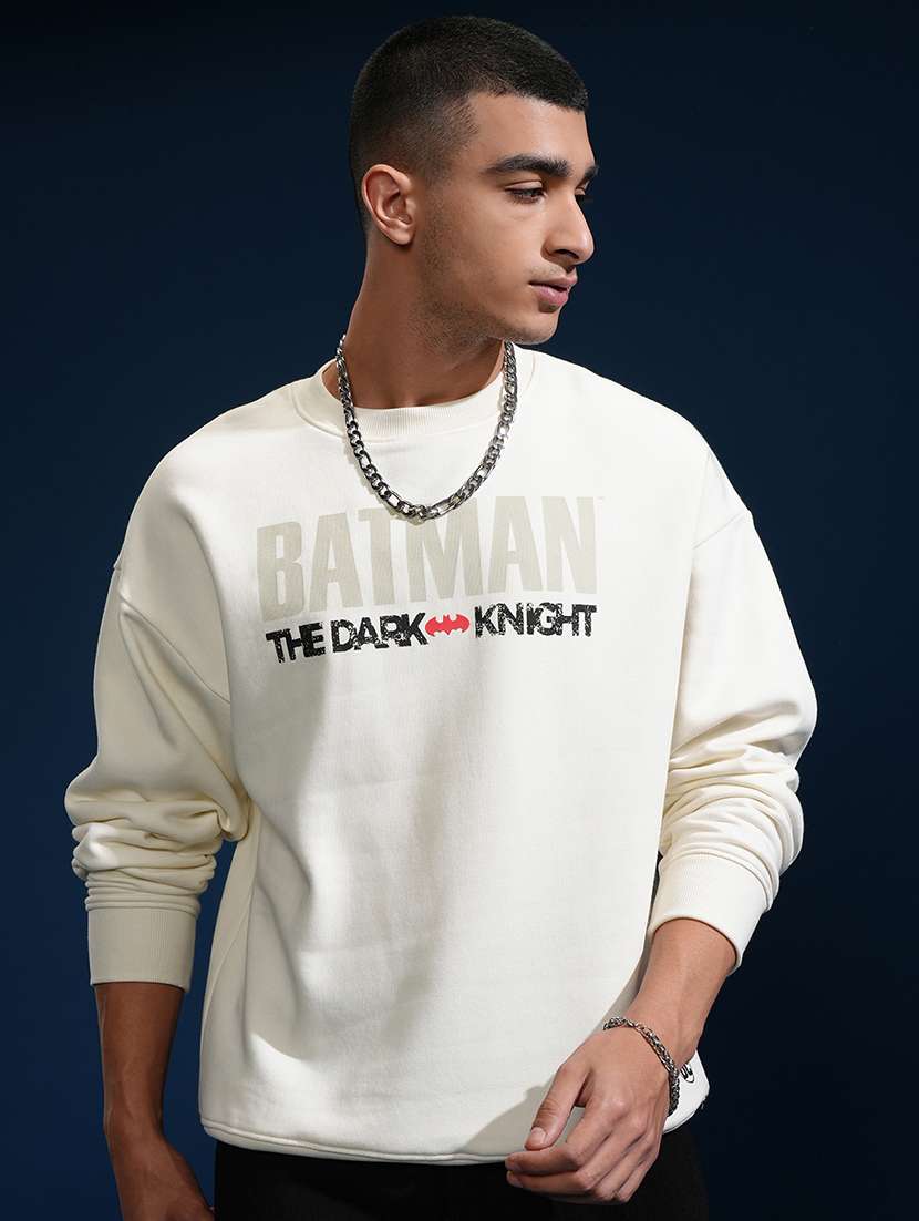 men printed long sleeve regular fit sweatshirt - 22504626 -  Standard Image - 1