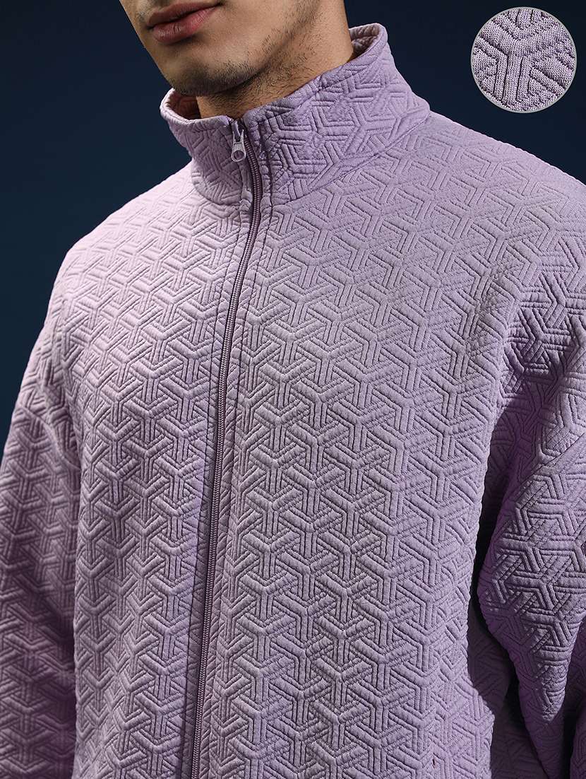 men self design long sleeve regular fit swea - 22504630 -  Standard Image - 1