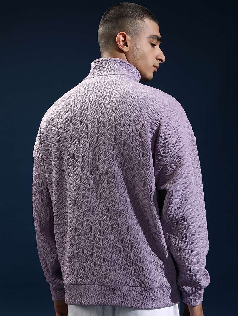 men self design long sleeve regular fit swea - 22504630 -  Standard Image - 4