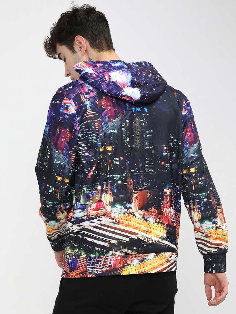 men printed long sleeve regular fit sweatshirt - 22504643 -  Standard Image - 4