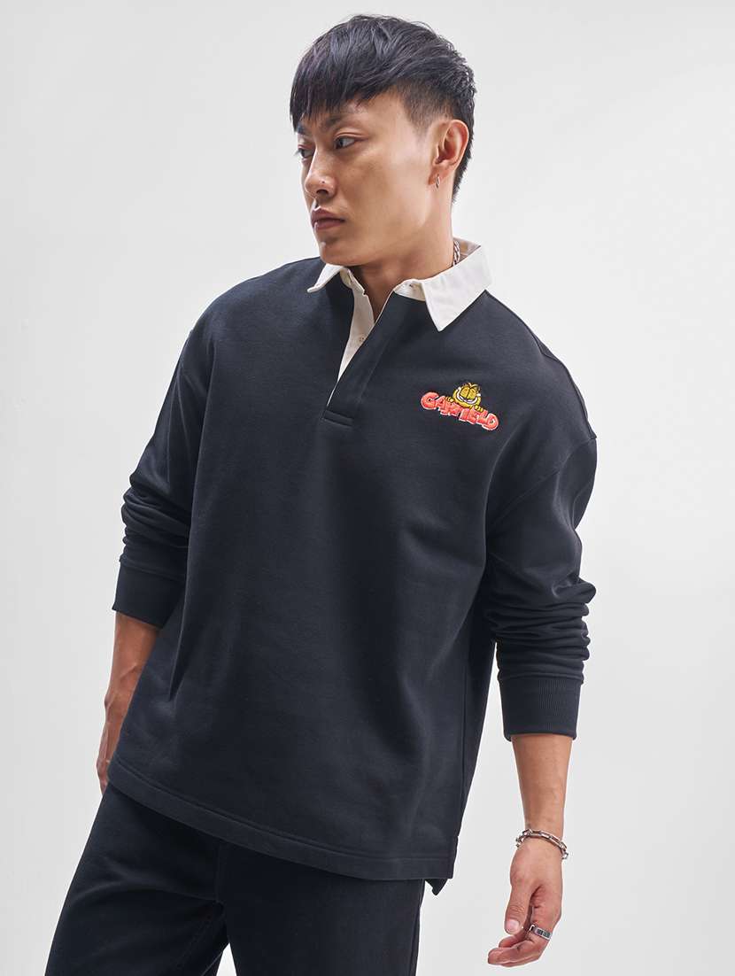 men printed long sleeve regular fit sweatshirt - 22504649 -  Standard Image - 1
