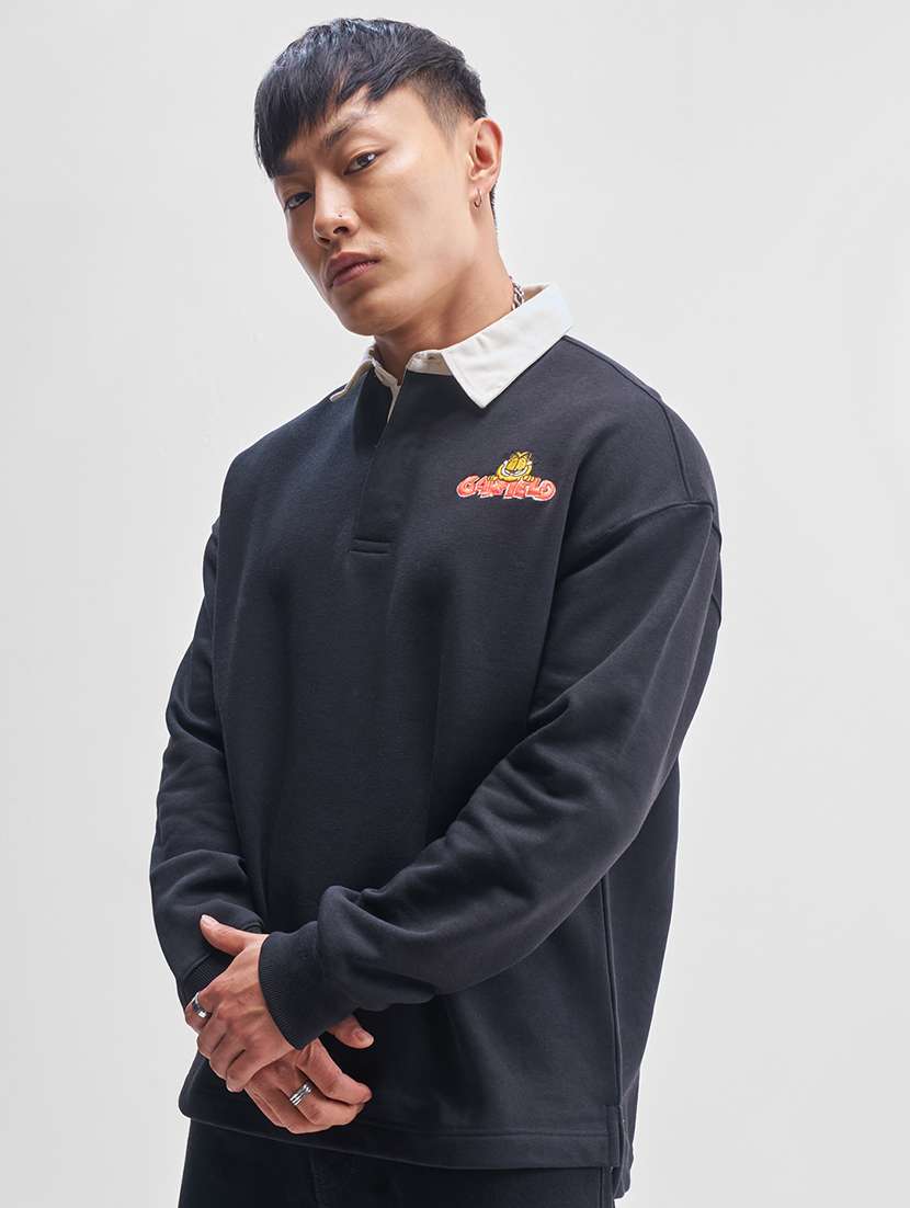 men printed long sleeve regular fit sweatshirt - 22504649 -  Standard Image - 4