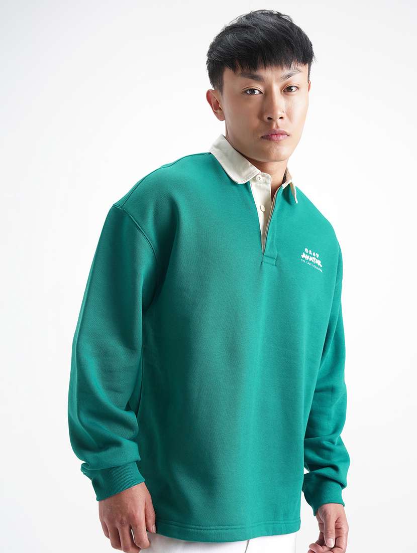 men printed long sleeve regular fit sweatshirt - 22504650 -  Standard Image - 4