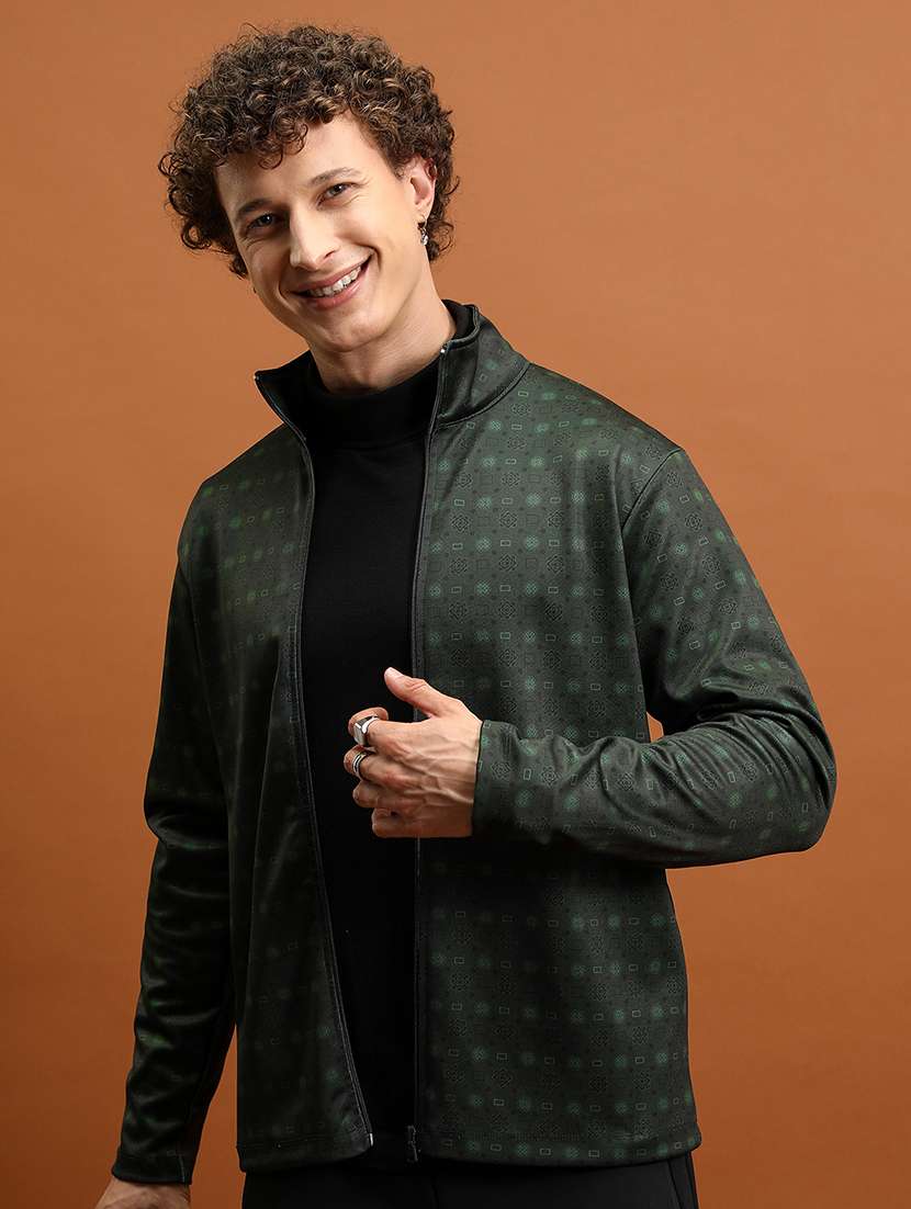 men printed long sleeve regular fit sweatshirt