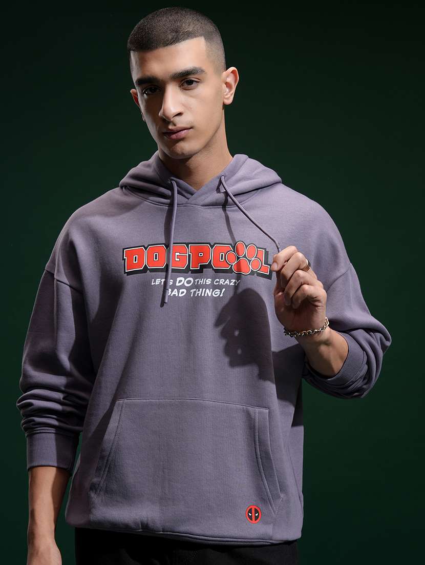 men printed long sleeve regular fit sweatshirt - 22504661 -  Standard Image - 1