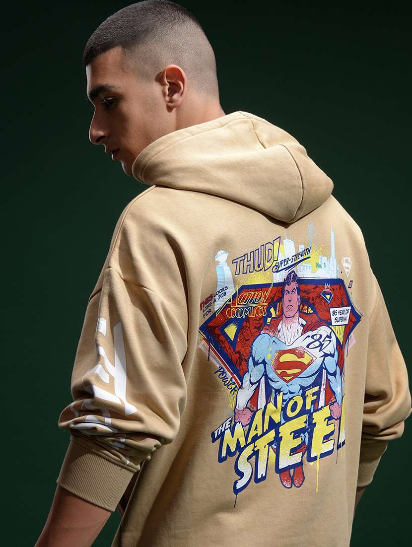 men printed long sleeve regular fit sweatshirt