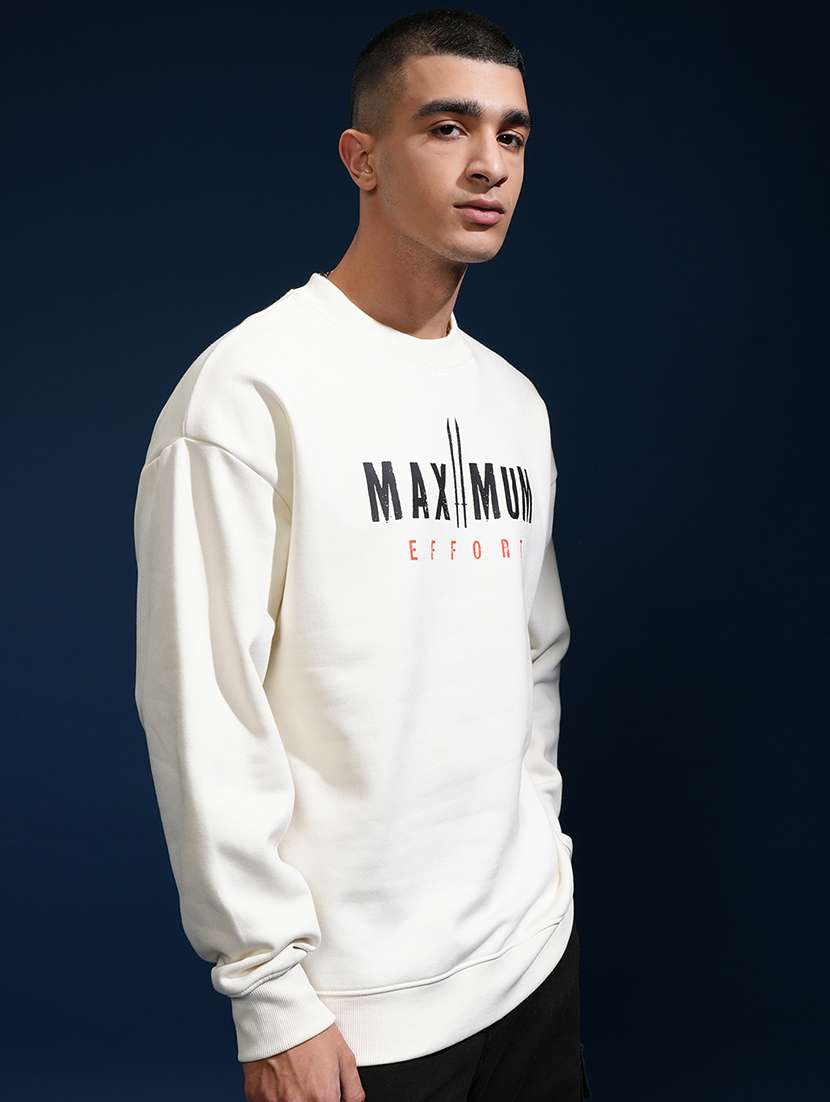 men printed long sleeve regular fit sweatshirt - 22504673 -  Standard Image - 4