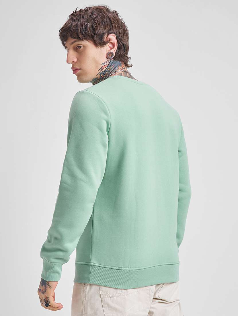 men solid long sleeve regular fit sweatshirt - 22504679 -  Standard Image - 4