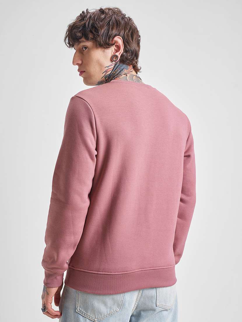 men solid long sleeve regular fit sweatshirt - 22504681 -  Standard Image - 4