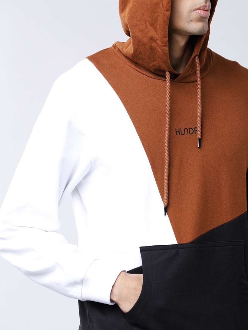 men color block long sleeve regular fit sweatshirt - 22504690 -  Standard Image - 1